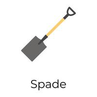 Trendy Spade Concepts vector