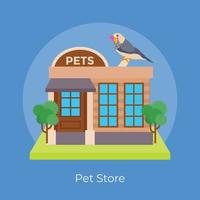 Trendy Pet Store vector
