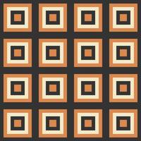 Retro vintage seamless vector geometric pattern. 70s retro print for fabric cover background