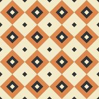 Retro vintage seamless vector geometric pattern. 70s retro print for fabric cover background
