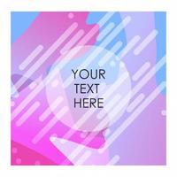 Colorful background with typography design vector