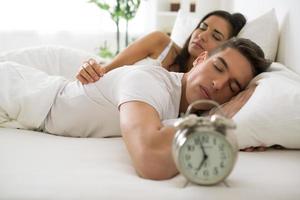 Young Couple Sleeping photo