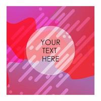 Colorful background with typography vector