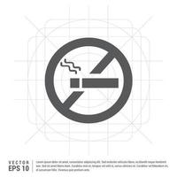 No smoking Area vector