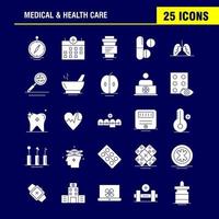 Medical And Health Care Solid Glyph Icon for Web Print and Mobile UXUI Kit Such as Medical Browse Compass Navigation Calendar Medical Health Plus Pictogram Pack Vector