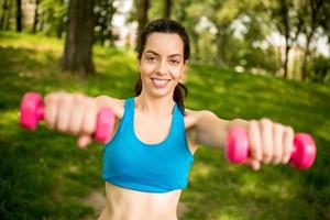 Exercising In The Park photo