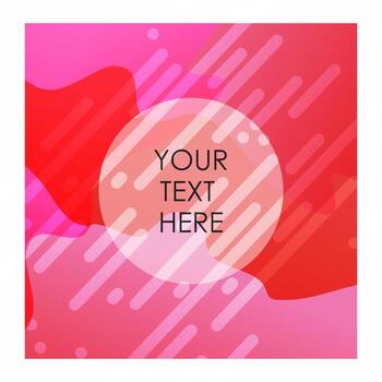 Red and White mix color background with typography vector
