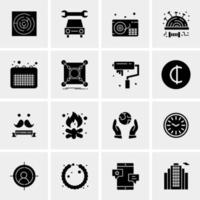 16 Universal Business Icons Vector Creative Icon Illustration to use in web and Mobile Related project