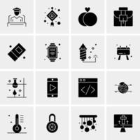 16 Universal Business Icons Vector Creative Icon Illustration to use in web and Mobile Related project