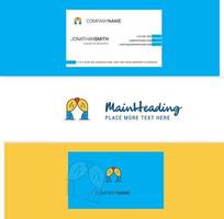 Beautiful Curtain Logo and business card vertical Design Vector