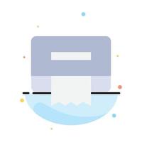 Cleaning Paper Tissue Abstract Flat Color Icon Template vector
