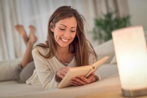Reading Past Bedtime photo