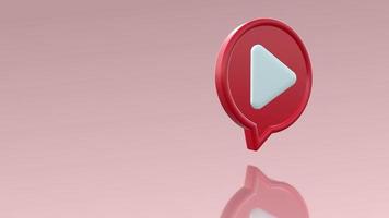 Animated opening Youtube Speech Bubble Logo video