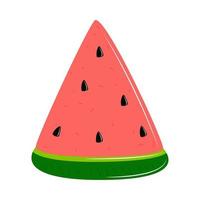 watermelon fruit food vector