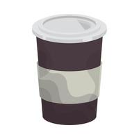 takeaway coffee cup vector