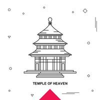 templo del Cielo vector