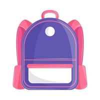 backpack cartoon icon vector