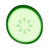 pepino vegetal icono vector