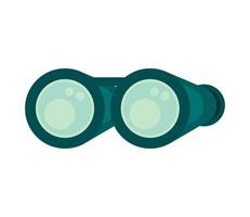 binoculars icon flat vector