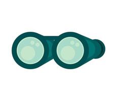 binoculars icon flat vector