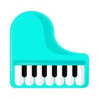 instrumento musical de piano vector