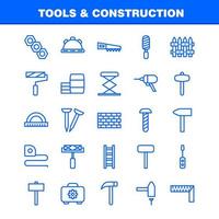 Tools And Construction Line Icon Pack For Designers And Developers Icons Of Box Case Cog Construction Construction Measure Tape Tape Vector