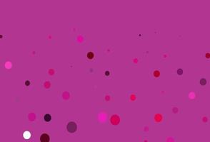 Light Pink vector cover with spots.