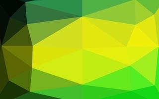 Light Green, Yellow vector low poly layout.