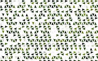 Light Green vector texture in triangular style.