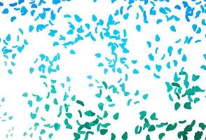 Light Blue, Green vector backdrop with abstract shapes.