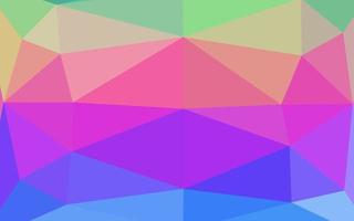 Light Multicolor, Rainbow vector shining triangular background.