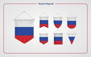 colección de conjunto de bandera de rusia