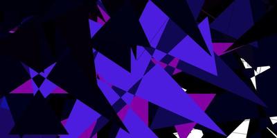 Dark Pink, Blue vector texture with memphis shapes.