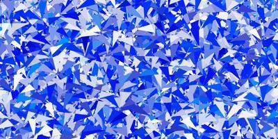 Light blue vector backdrop with triangles, lines.