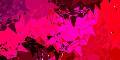 Light Pink vector background with polygonal forms.