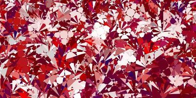 Light Pink vector texture with random triangles.