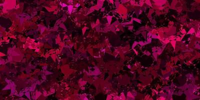 Light Pink vector backdrop with triangles, lines.