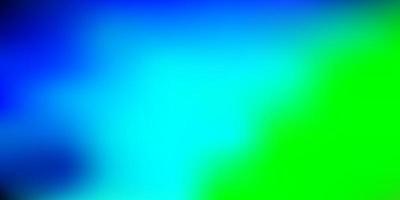 Light blue, green vector blur pattern.