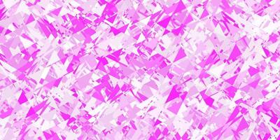 Light Pink vector background with polygonal style.