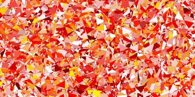 Light orange vector pattern with polygonal shapes.