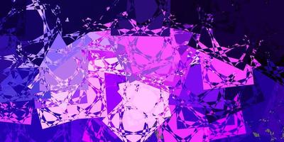 Light Pink vector template with triangle shapes.