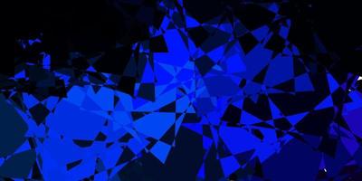 Dark Pink, Blue vector texture with random triangles.
