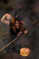 Woman witch view photo