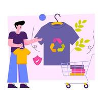 Premium download illustration of reusable shirts vector