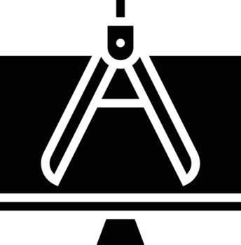 architecture structure preference software development - solid icon vector