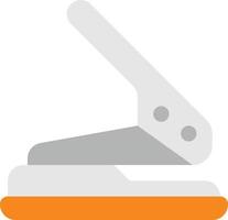 puncher stationery tool - flat icon vector