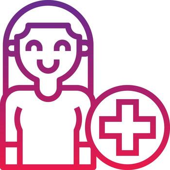 account add new user ecommerce - gradient icon vector