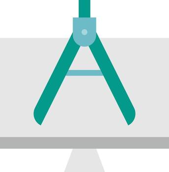 architecture structure preference software development - flat icon vector