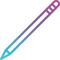 pencil stationery create - gradient icon vector