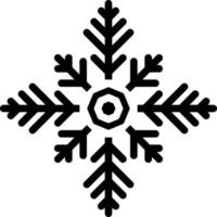 snowflake snow ice cold - solid icon vector
